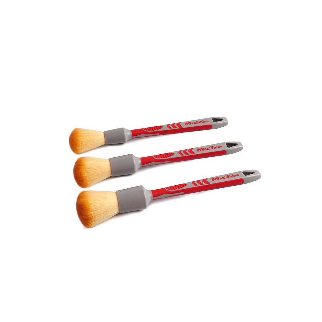 Maxshine Detailing Brush – Red & Grey - Ultra Soft 12mm